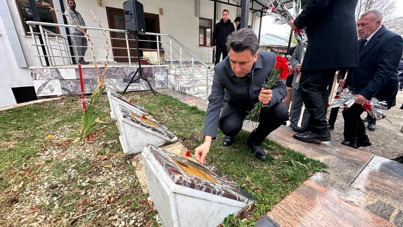 Tunceli'de 6 şehit öğretmen anıldı