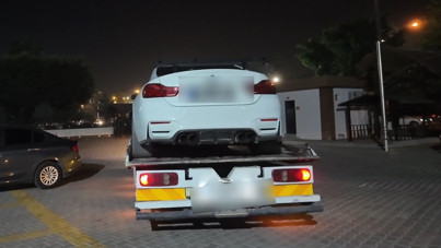 Abartı egzozla drift atan sürücüye 55 bin lira ceza