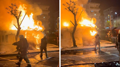 Bağcılar'da gecekondu yangını: Anne ve 4 çocuğu dumandan etkilendi