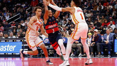 CJ McCollum 10 üçlükle geceye damga vurdu: Wizards, Hawks’ı nakavt etti