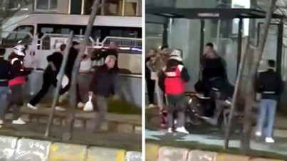 Motokuryeye laf atınca sokak savaş alanına döndü