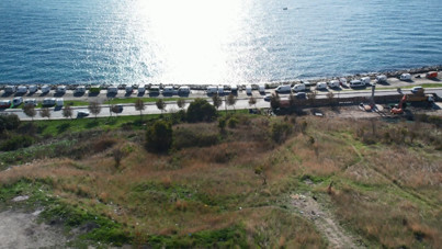 Sahile set çektiler, mahalleli öfkeli