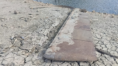 Sular çekildi, acı olay akıllara geldi