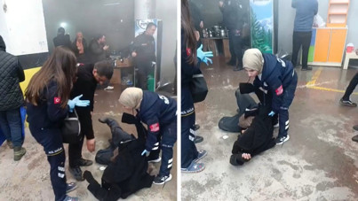 Pazarda korku dolu anlar