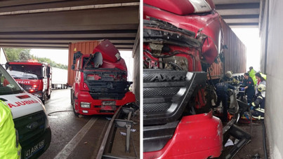 Kullandığı tırın altında kalarak can verdi