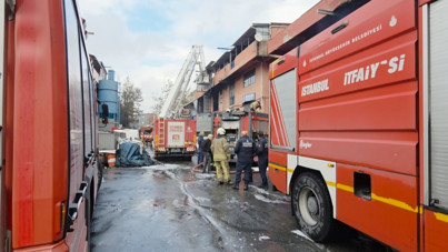 Plastik imalathanesinde yangın