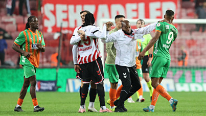 Samsun-Alanya maçında duble kırmızı kart: 4'ünclüğü Göztepe kaptı