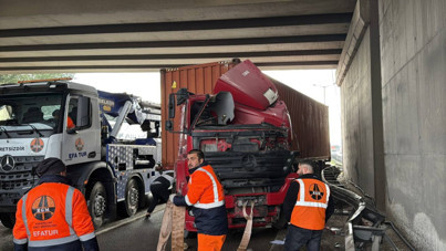 TIR şoförü, kullandığı aracın altında kalıp öldü