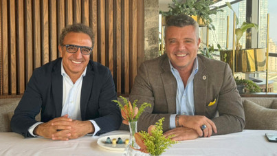 Sadettin Saran, Hamdi Ulukaya ile buluştu