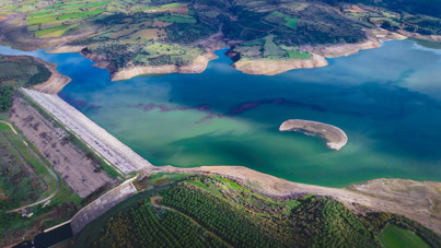 9 barajda umutlandıran manzara