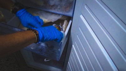 Derin dondurucudan küçük bir servet çıktı