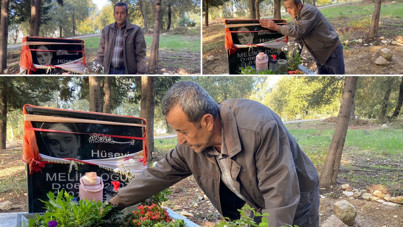 Genç kızın mezarı hırsızların hedefi oldu