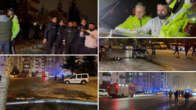 Hem kaza yaptı, hem polisi tehdit etti: Sana gerekeni yapacağım