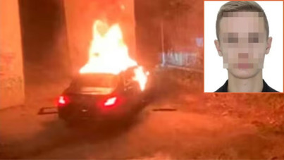 Lüks otelde vahşi cinayet: 'Siyasetçinin' oğlunun cesedi yanan araçta bulundu