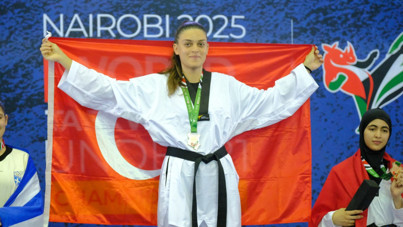 Milli tekvandocu Begüm Kavukcuoğlu, dünya şampiyonu!