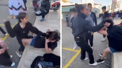 Öğrencilerin saldırısı tüyler ürpetti: Vurun, acımayın
