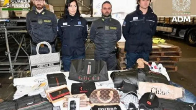 Türkiye çıkışlı TIR'a İtalya'da operasyon: 3 milyon euroluk sahte ürün ele geçirildi