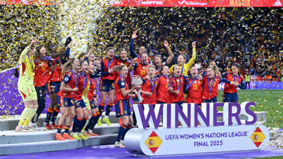 UEFA Kadınlar Uluslar Ligi'nde şampiyon İspanya
