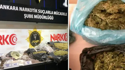 Ankara'da 35 kilo esrar ele geçirildi