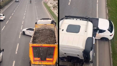 Bunun adı cinayete teşebbüs: Aracı 100 metre sürükledi