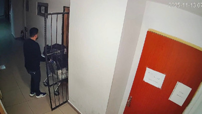 Büyükçekmece Adliyesi'ndeki hırsızlık anları ortaya çıktı