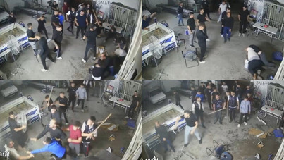 Sanayide dehşet anları: Çete gibi gelen grup iki kardeşi bıçakladı