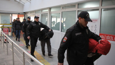 IŞİD şüphelileri adliyeye böyle götürüldü