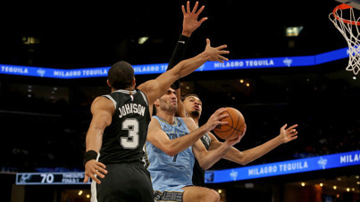 Grizzlies, Spurs'ü son saniye bloğuyla devirdi: 106-105