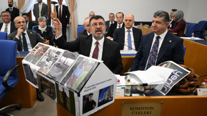 Komisyona emekli tabutuyla geldi: AKP çiviyi çakacak