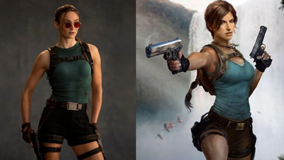 Ünlü oyuncu Tomb Raider oldu