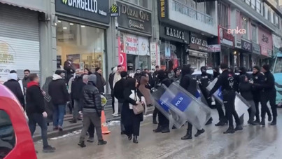 Van’daki Suriye yürüyüşüne polis müdahalesi