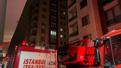 Elektrikli araç yandı, 3 bina boşaltıldı