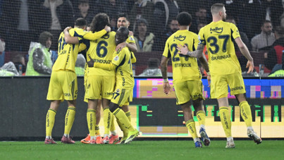 Fenerbahçe, Trabzonspor'a 'TAK'ılmadı: Rotayı zirveye kırdı: 2-3