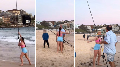 Bir vegan-balıkçı kavgası da Bondi Plajı'ndan
