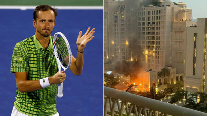 Tenis yıldızları, Dubai'de füzelerin gölgesinde mahsur kaldı!