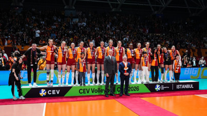 Galatasaray Daikin, CEV Kupası'nda şampiyon oldu