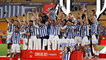 Copa del Rey'de tarihi final: Sociedad, Atletico'yu penaltılarla yıktı