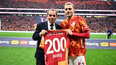 Barış Alper Yılmaz'a 200. maç plaketi