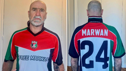 Eric Cantona'dan Filistinli tutsak lider Mervan Barguti'ye destek