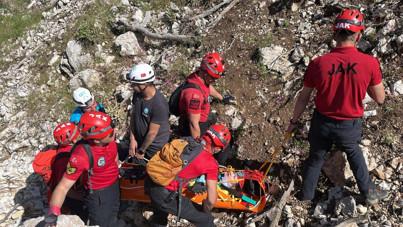 Fethiye’de yamaç paraşütü kazası: Kayalıklara düşen Rus turist ağır yaralandı