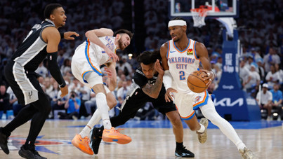 Shai Gilgeous-Alexander dümende: Thunder, Spurs'ü yıkıp seriyi 3-2 yaptı