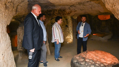 Yunan Kültür Bakanı, Kapadokya'yı gezdi