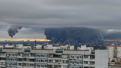 Ukrayna, Moskova'yı vurdu: Alev ve dumanlar yükseldi, çok sayıda yaralı var
