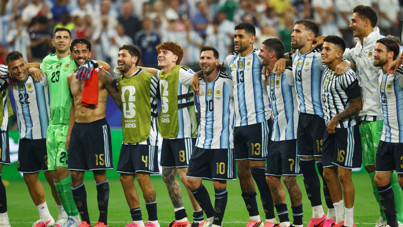 Messi, Arjantin'i son 32'ye taşıdı!