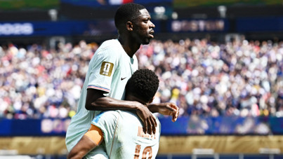 Fransa'dan 'Viking' Norveç'e 4 gol: Servisler Mbappe'den, şov Dembele'den!