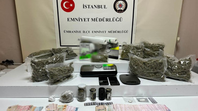 Ümraniye'de zula evlerine baskın: 4 kilo uyuşturucu ele geçirildi