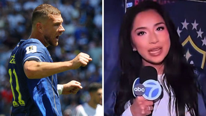Edin Dzeko'dan Amerikalı muhabire tokat gibi cevap: 'Çok şey gösteriyor'