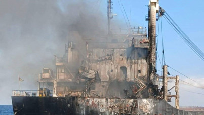 Rusya, Karadeniz'de yük gemisini vurdu: 10 ölü