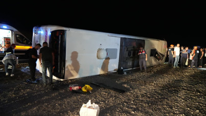 Kırıkkale'de otobüs kazası: 40 yaralı