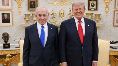 Trump, Netanyahu ile Beyaz Saray'da bir araya geldi